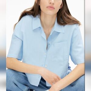 H&M Linen-Blend Tee